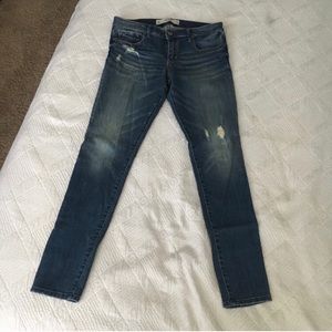 Abercrombie & Fitch destroyed skinny jeans